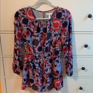 BP floral long sleeve romper